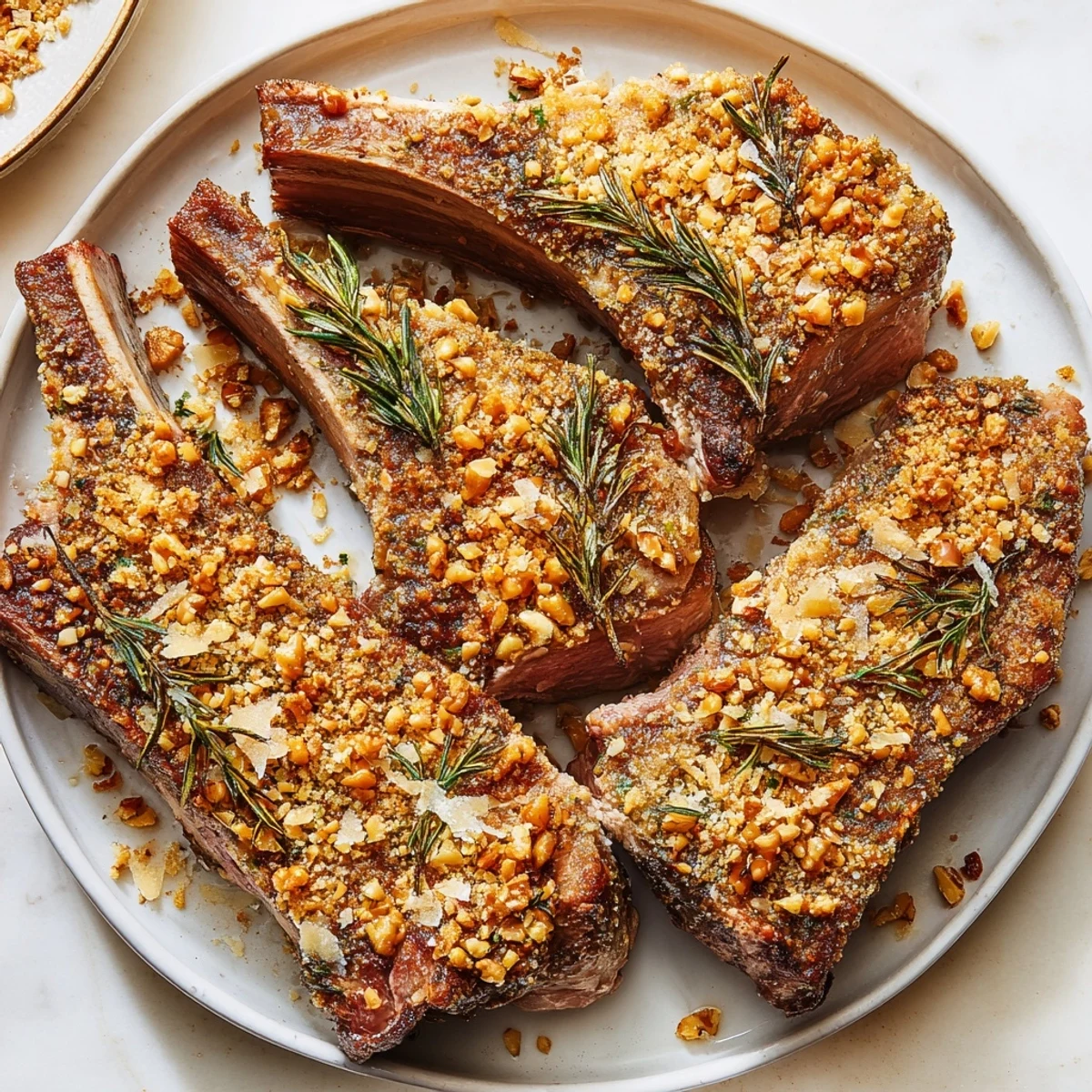 Thyme Pecan Crusted Pork
