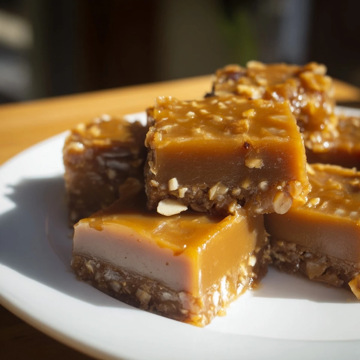 Golden brown Weekend Cabin-Style Sticky Toffee Pudding served with melting vanilla ice cream and extra toffee.