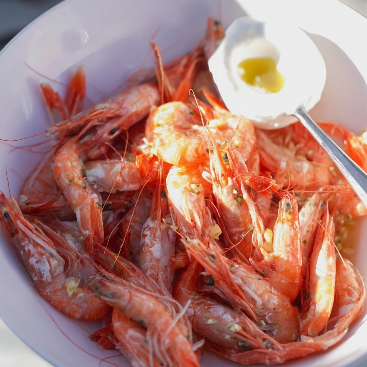 Picture delicious Lemon Herb Shrimp Scampi, beautifully plated with colorful herbs and a bright lemon garnish.