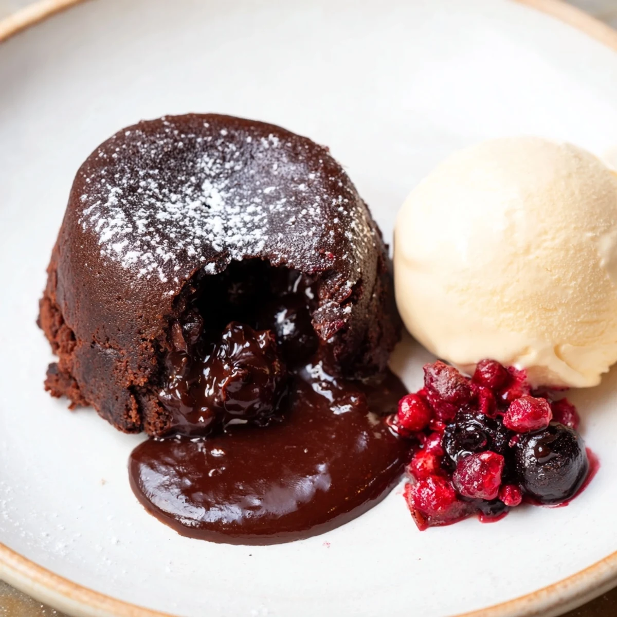 Decadent Dark Chocolate Lava