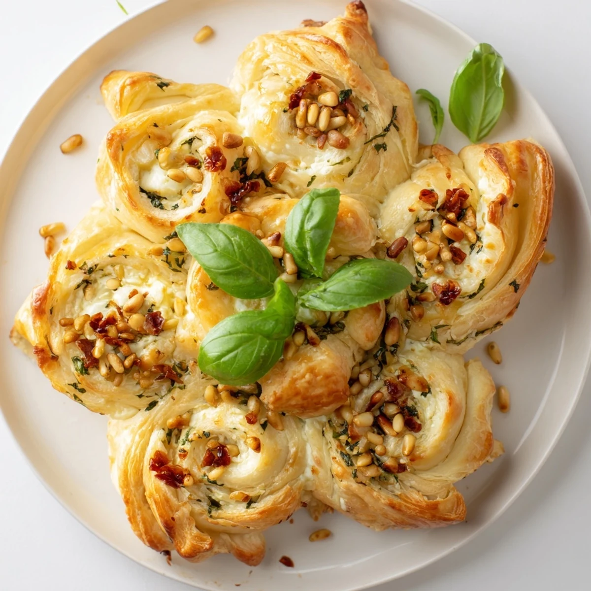Poinsettia Puff Pastry
