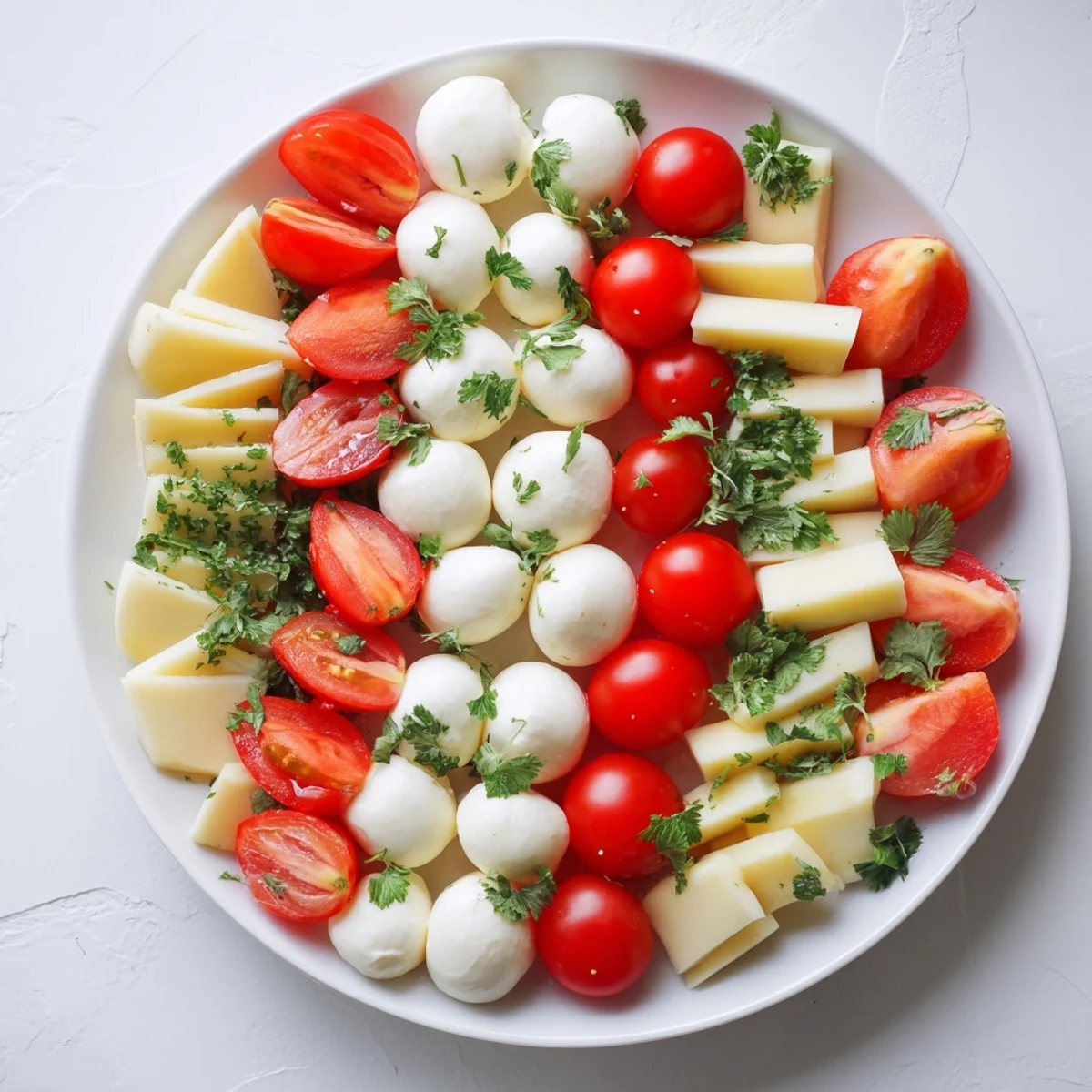 Delectable Peppermint Stripe Celebration appetizer, featuring layered cheeses, berries, and meats, perfect for parties.