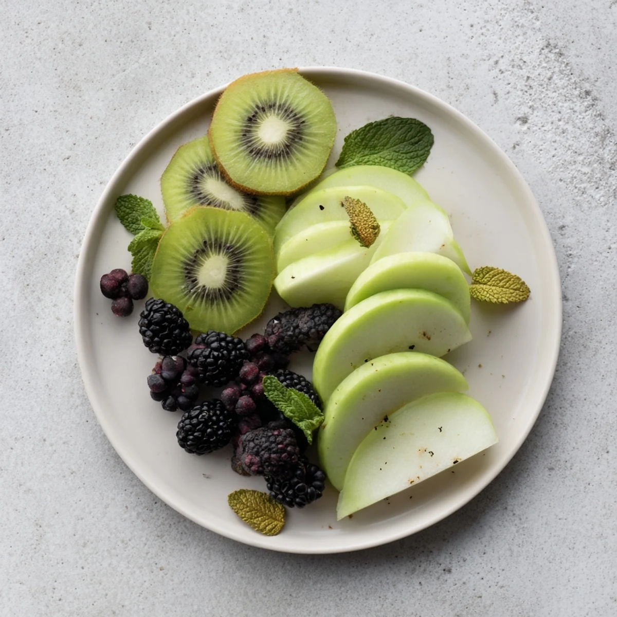 Enjoy a colorful The Aurora Borealis Sweep appetizer featuring fresh, juicy, and delicious fruit.