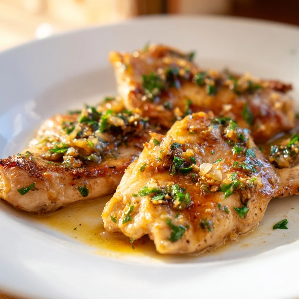 Garlic Butter Chicken Bites