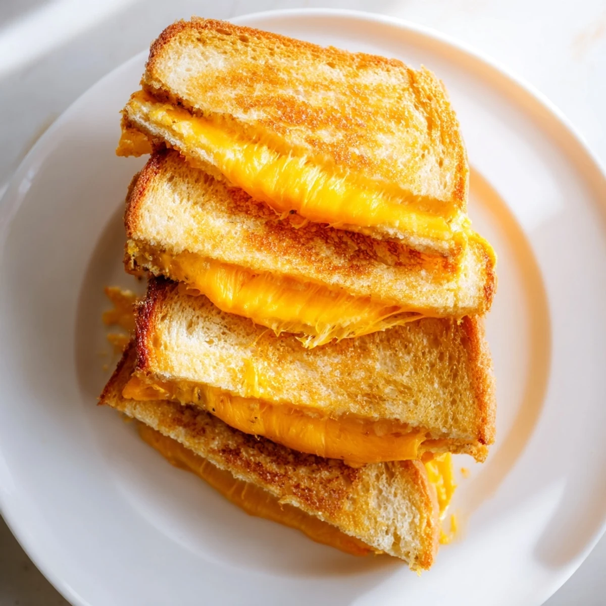 Golden-brown Air Fryer Grilled Cheese, warm and cheesy, perfect for a quick and easy lunch.