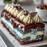 Pisces Cake Sheet Cake with Ocean Wave Piping, featuring blue ombré buttercream and whimsical wave design, perfect for astrology lovers.