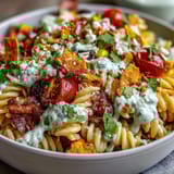 Taco Pasta Salad Doritos Avocado