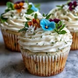 Spring Cupcakes Edible Flowers