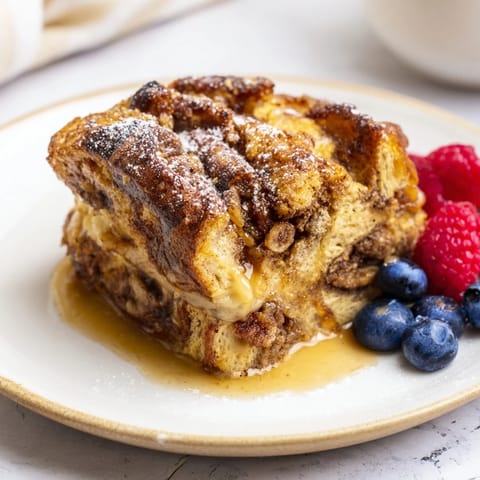 Soft Spice Baked French Toast