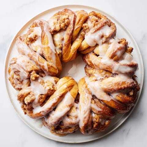 Cinnamon Roll Pull-Apart Wreath
