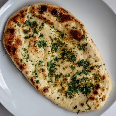 Homemade Garlic Naan Bread