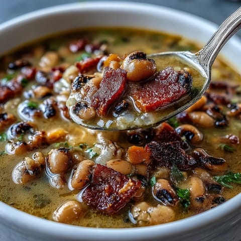 Ham Black-Eyed Pea Soup