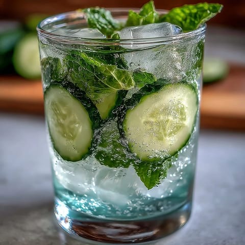 Cucumber Mint Sparkling Water