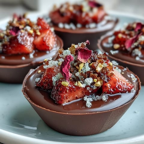 Dubai Chocolate Strawberry Cups