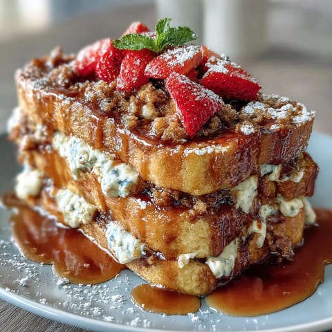 Spring Brunch Strawberry French Toast