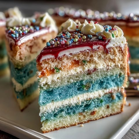 High School Ombre Layer Cake