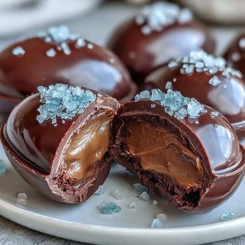 Dark Chocolate Peanut Butter Eggs