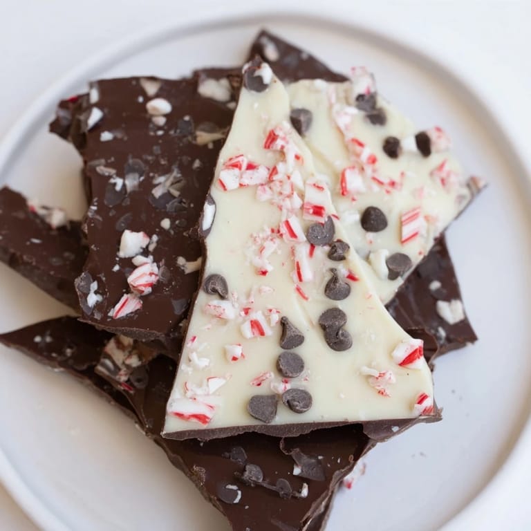 Crisp and inviting, this photo shows delicious Peppermint Bark shards ready to be shared with friends.
