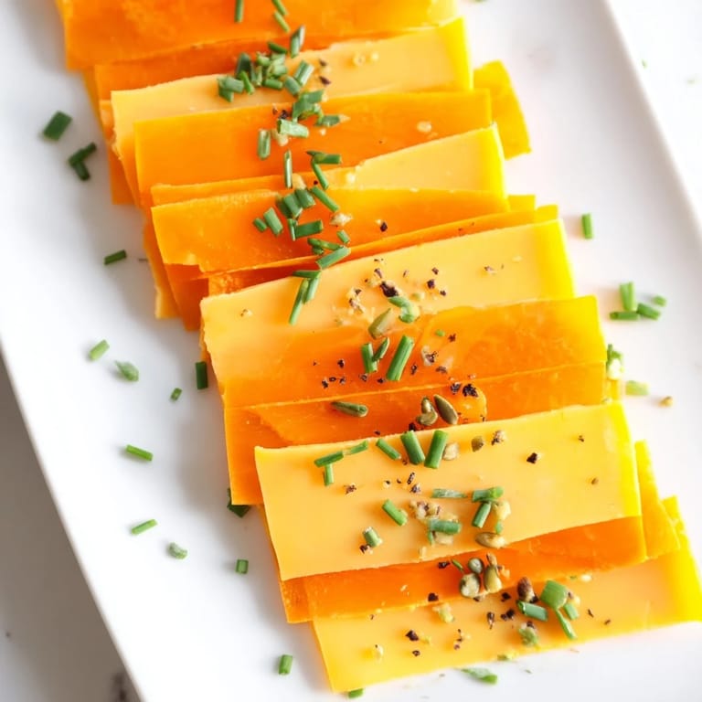 Picture this: The Serengeti Sunset appetizer showcasing a striking sunset of apricots and Gouda cheese.