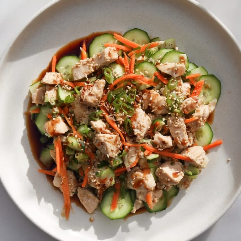 Easy-to-make Deli Container Shaker Chicken Salad; perfect for a quick, healthy lunch on the go.