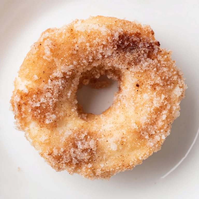 Warm, buttery 1-Minute Air Fryer Donuts, perfectly air-fried and tossed in sweet cinnamon sugar.