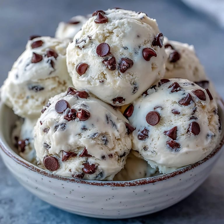 Visually impaired users can imagine a rich, chilled dessert served in small scoops.