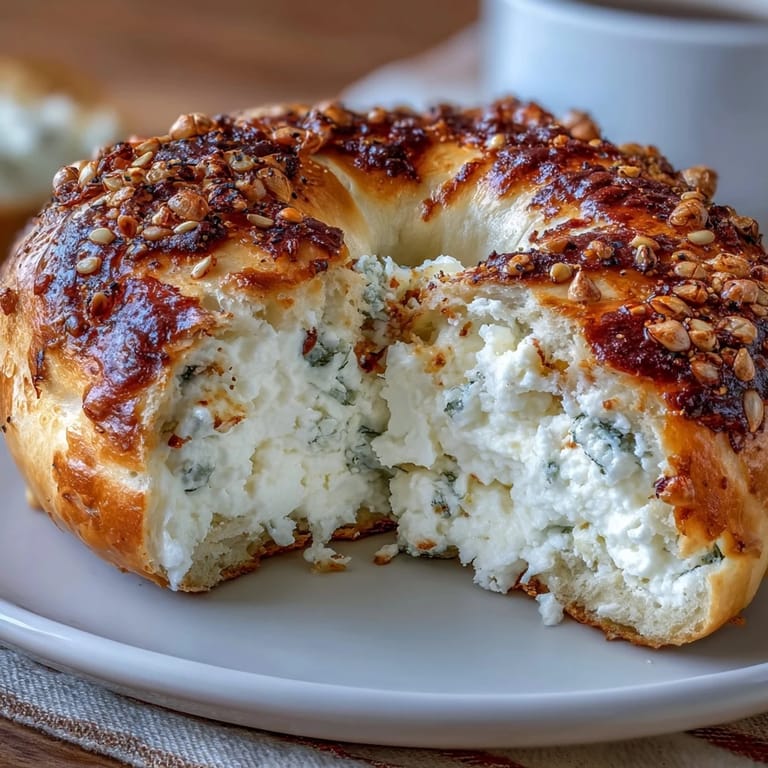 Homemade cottage cheese bagels with simple ingredients, offering a nutritious twist on classic bagels for health-conscious eaters.