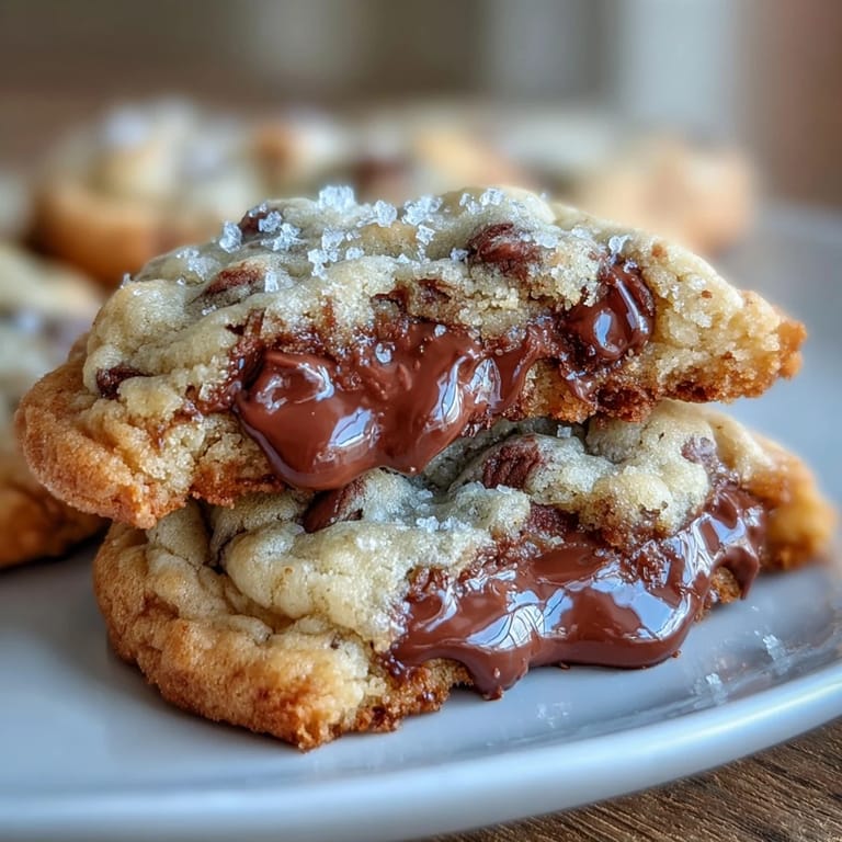 Golden-brown Irish cream chocolate chip cookies with melted chocolate and a festive holiday twist.