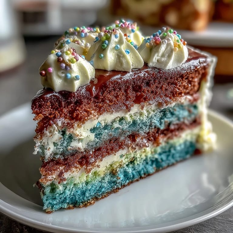 Elegant ombre layer cake featuring smooth buttercream and vibrant blue gradient, perfect for a high school graduation party centerpiece.